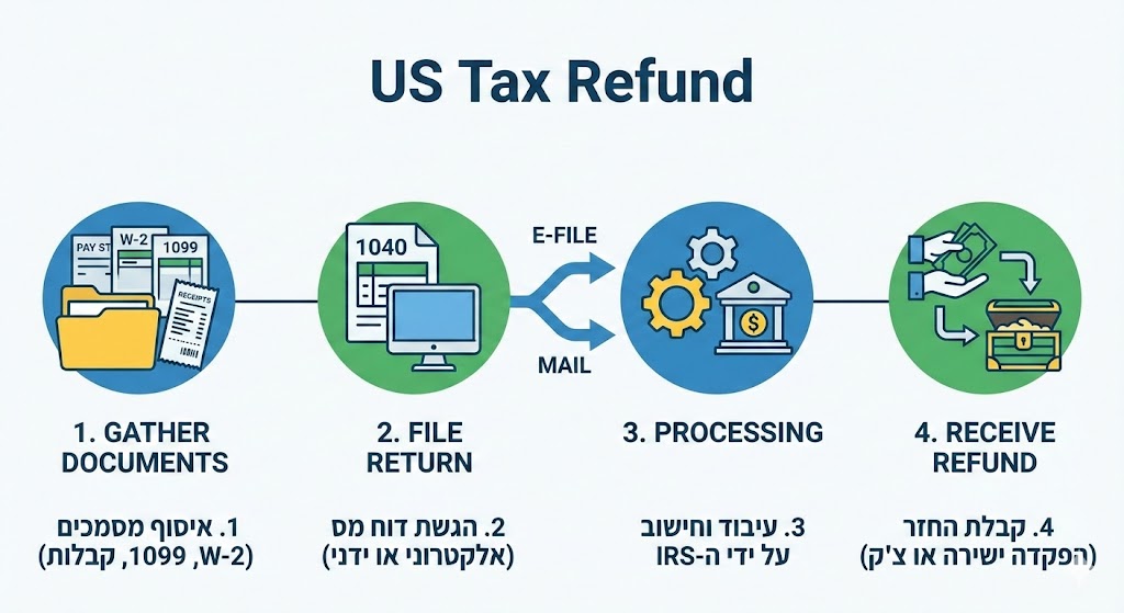 החזר מס בארצות הברית